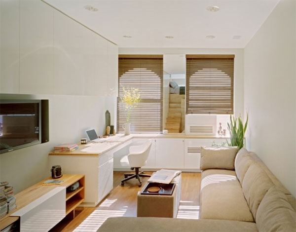 Дизайн малогабаритной однокомнатной квартиры от JPDA Architects