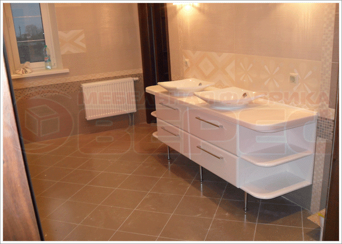 Качественная мебель для ванной комнаты на заказ от компании производителя Верес