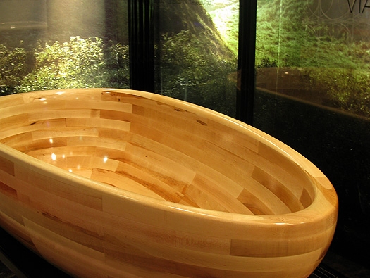 Деревянная чаша ванны от MAAX