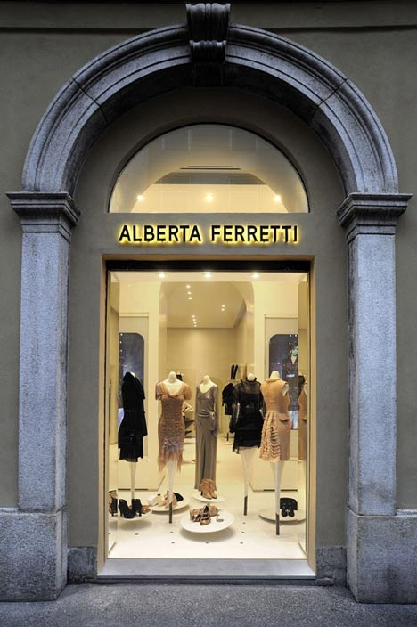 Интерьер для дома моды Alberta Ferretti от Sybarite