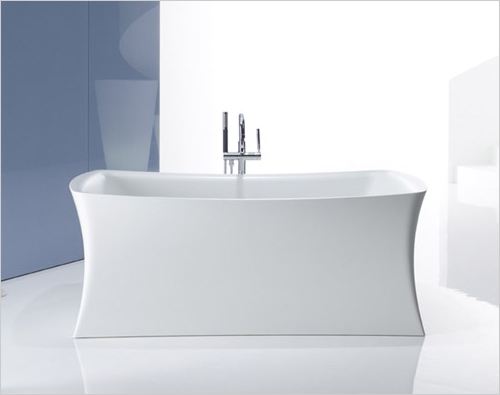 Геометрия и минимализм ванной комнаты