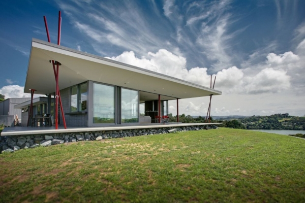 Оригинальный дом Bourke от Pacific Environments Architects