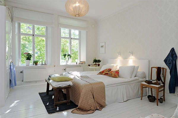 Великолепные спальни в скандинавском стиле