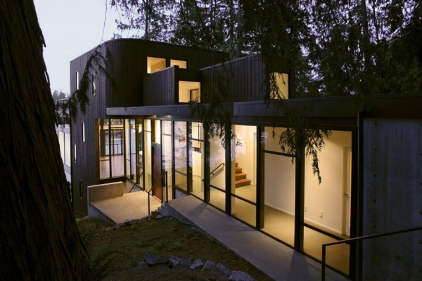 Дом на берегу озера от David Vandervort Architects