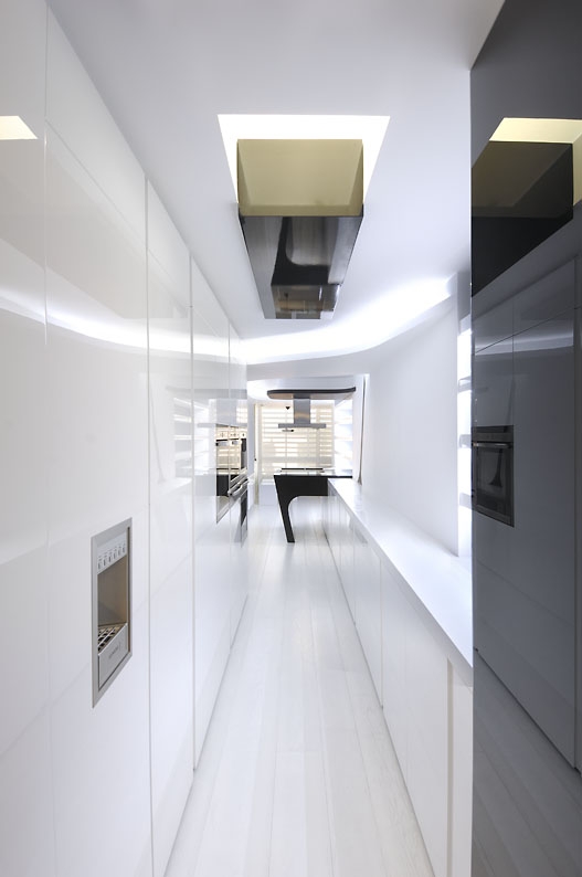 Дизайн двухуровневой квартиры от A-cero Architects