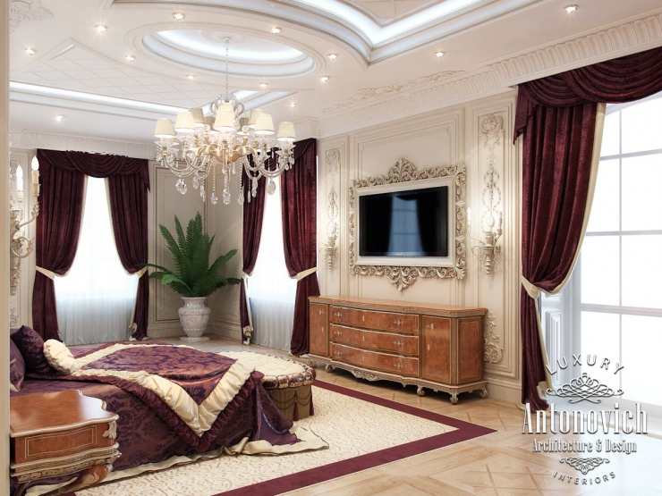 Дизайн студия в Дубай, Luxury Antonovich Design, Master Bedroom, interior design studio