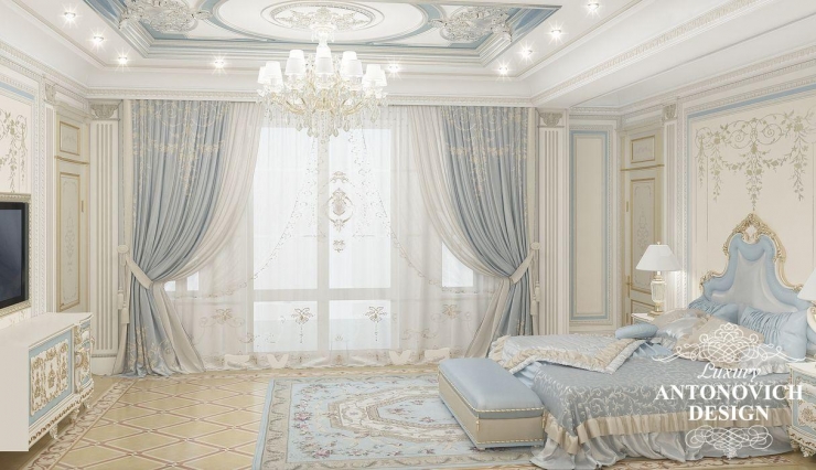 Элитный дизайн спальни от Антонович Дизайн