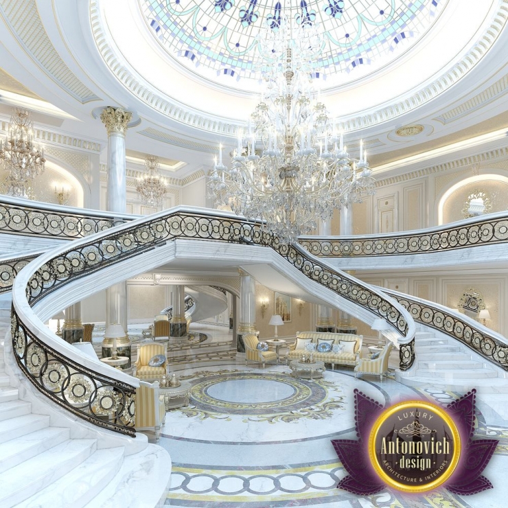 Интерьер виллы в Абу Даби от Luxury Antonovich Design