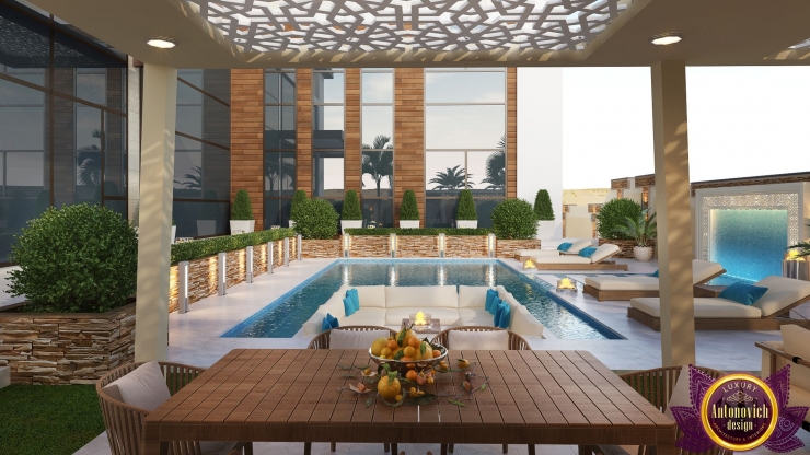 Contemporary Landscape Design in Abu Dhabi, Luxury Antonovich Design, Katrina Antonovich