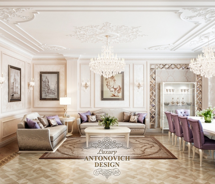 Дизайн квартиры в классическом стиле, Antonovich Design, Светлана Антонович
