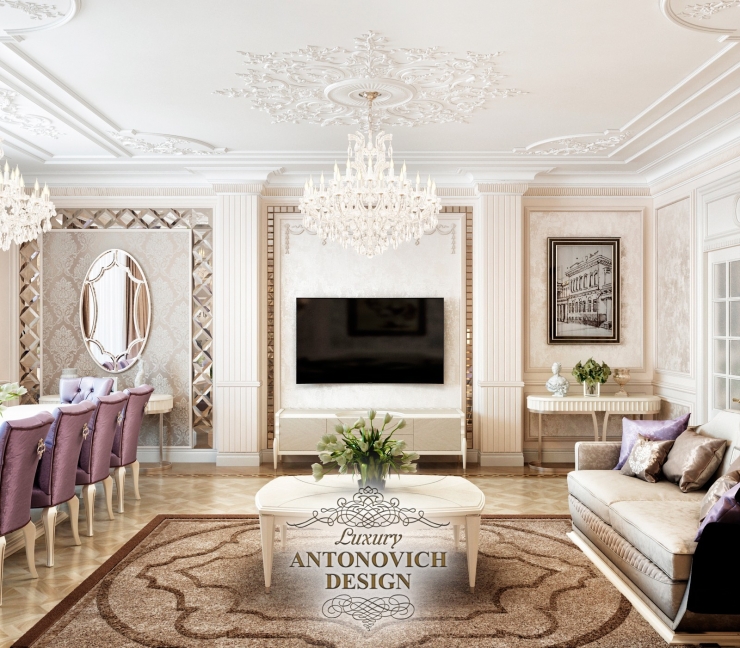 Дизайн квартиры в классическом стиле, Antonovich Design, Светлана Антонович