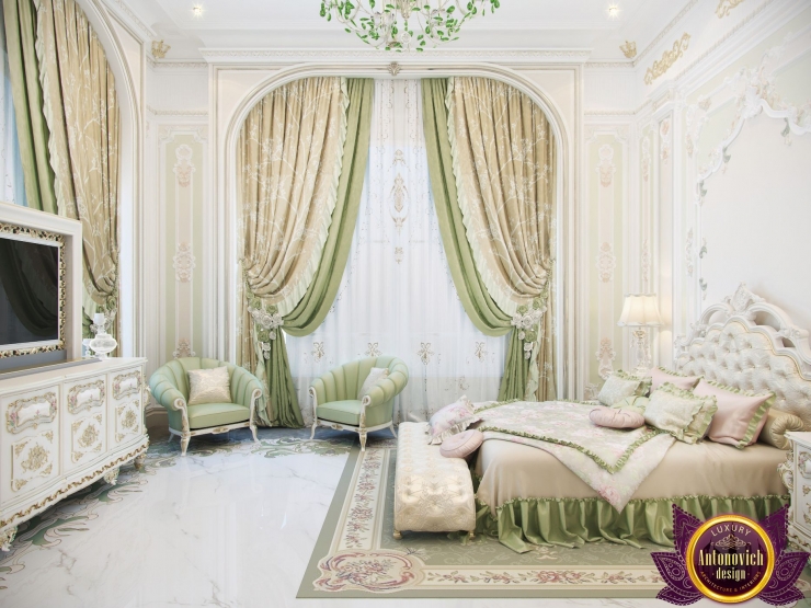 Bedroom interior in classic style, Katrina Antonovich