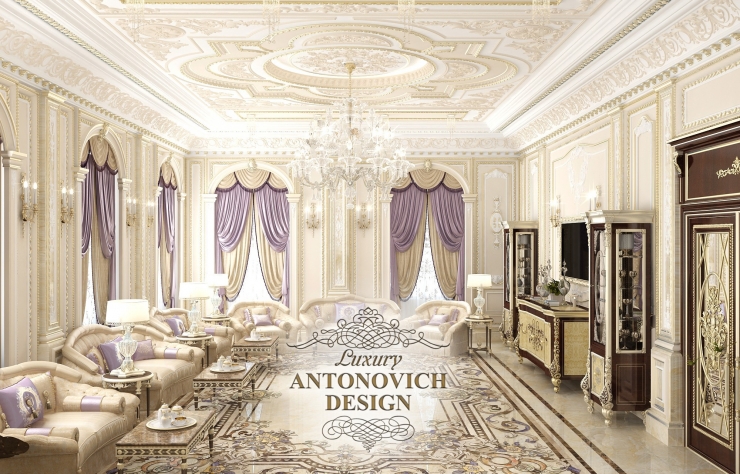 Дизайн гостиной, Luxury Antonovich Design