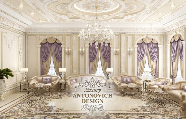 Дизайн гостиной, Luxury Antonovich Design