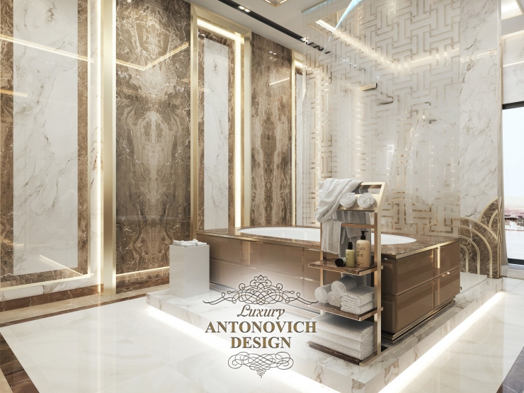 Идеи дизайна большой ванной, Luxury Antonovich Design